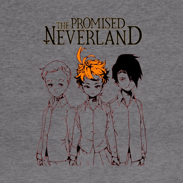 Emma, Norman and Ray The Promised Neverland by OtakuPapercraft